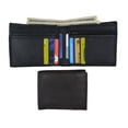 thumbnail image 2 of Soft Leather Mens Bifold Wallet with Removable ID Holder 1615, 2 of 42