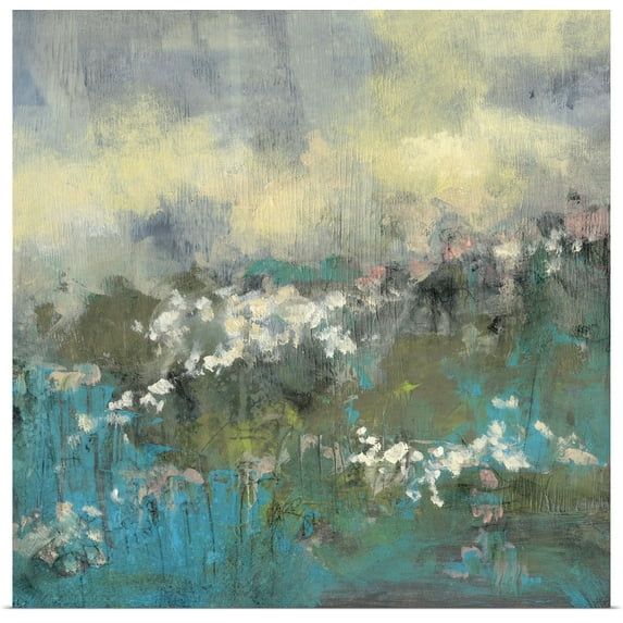 Great BIG Canvas | Rolled Jennifer Goldberger Poster Print entitled Painterly Field II