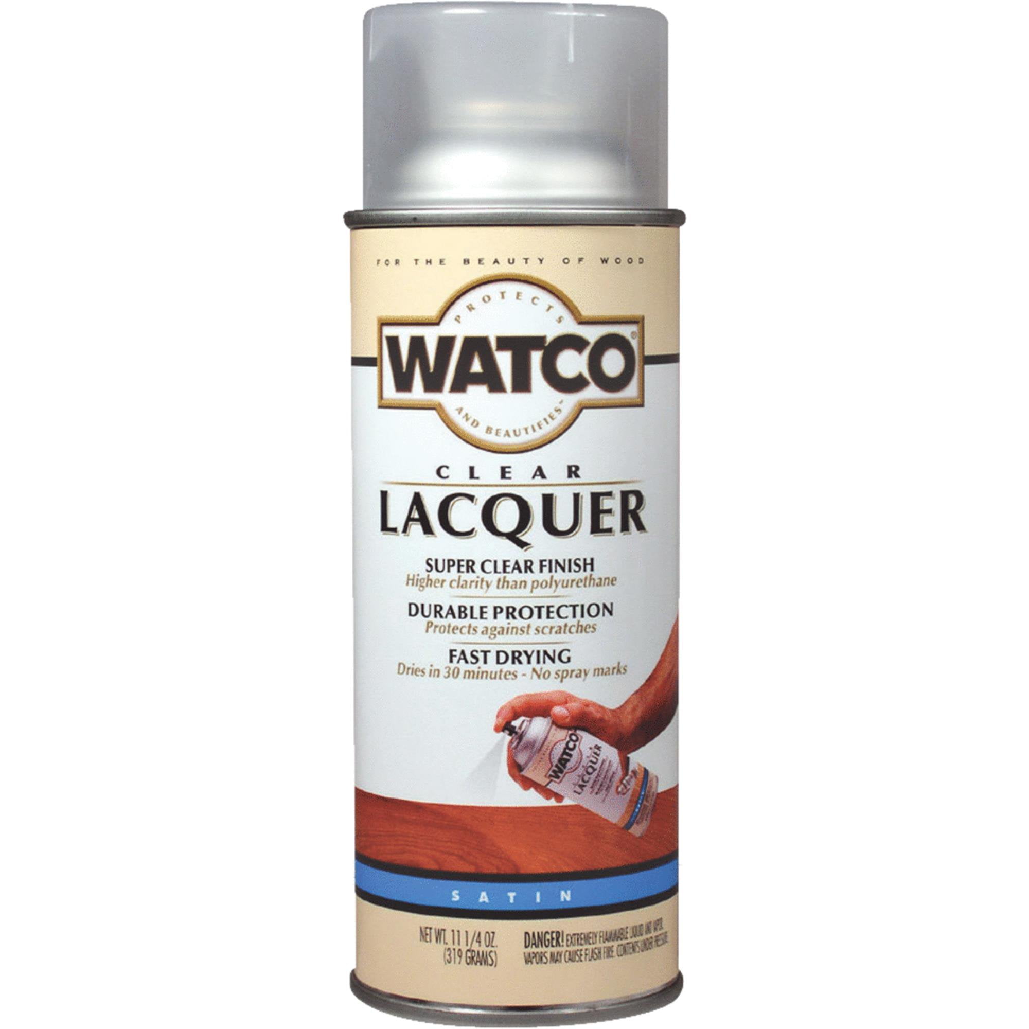 Watco Clear Wood Finish Lacquer Spray 11.25 Oz. - Case Of: 6 - Walmart.com