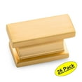 thumbnail image 1 of 25 Pack - Cosmas 701BG Brushed Gold Contemporary Cabinet Hardware Knob - 1-7/16" Length, 1 of 1