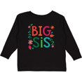 thumbnail image 3 of Inktastic Big Sis Girls Cute Sister Announcement Girls Long Sleeve Toddler T-Shirt, 3 of 5