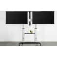 thumbnail image 6 of VIVO Ultra Heavy Duty Mobile Cart Dual TV Stand | Fits Two 32" to 70" Screens, 6 of 8