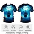 thumbnail image 3 of WHNBCW Funny Pirate T-Shirt Pirate Ship Graphic Tee Shirt, 3 of 7