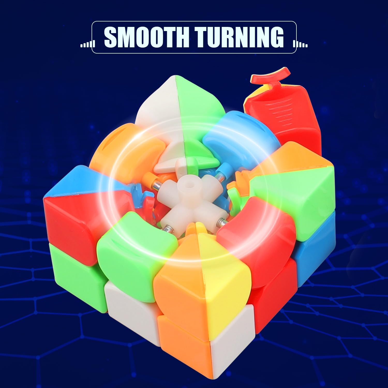 TOY Life Speed Cube Set 3 Pack - Includes 3x3, 2x2, Pyramid
