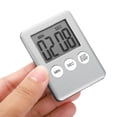 thumbnail image 4 of Uxcell Digital Timer,1pack Small Count Down/UP Clock with Magnetic,Kitchen Timer Silver Tone, 4 of 5