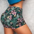 thumbnail image 4 of Uemuo Rose Flowers Pattern Women Workout Impact Shorts Scrunch Butt Lifting Gym Shorts Seamless Booty Biker Shorts-Small, 4 of 8
