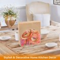 thumbnail image 6 of Yayeee Napkin Holder for Table Set of 2 Kitchen Paper Tissue Organization, Abstract Pink Flowers, 6 of 8
