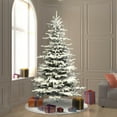 thumbnail image 3 of Vickerman 7.5' x 57" Flocked Sierra Fir Artificial Christmas Tree, Unlit, 3 of 6