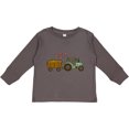 thumbnail image 3 of Inktastic Tractor and Hay Wagon Boys or Girls Long Sleeve Toddler T-Shirt, 3 of 5