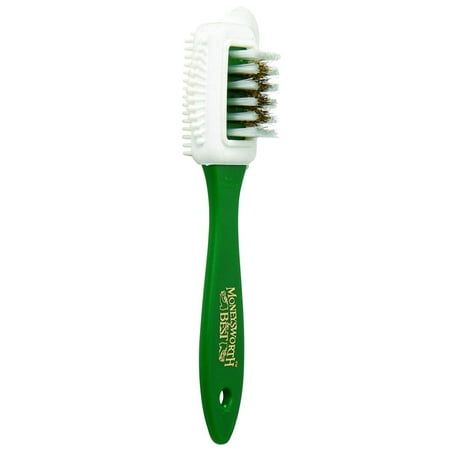 Moneysworth & Best Shoe Care Deluxe Suede Brush, Deluxe suede brush is designed to removed trapped dirt and refresh the nap on suede By Moneysworth and Best Shoe Care