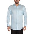 thumbnail image 2 of Men's Full Sleeve Formal Shirt AQUA, 2 of 3