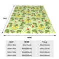 thumbnail image 3 of Pofeuu Cute Dinosaurs Cartoon Print Ultra-Soft Micro Fleece Blanket,for Bed Or Sofa,All Season Throw Blankets Flannel Blanket-50"x40", 3 of 7