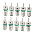 thumbnail image 4 of Kit de 10 piezas de núcleo de válvula de aire acondicionado para reemplazar y reparar el kit de válvula de CA automotriz Verde, 4 of 8