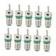 thumbnail image 4 of Kit de válvulas de servicio de aire acondicionado automotriz de 10 piezas, premium universal Verde, 4 of 8
