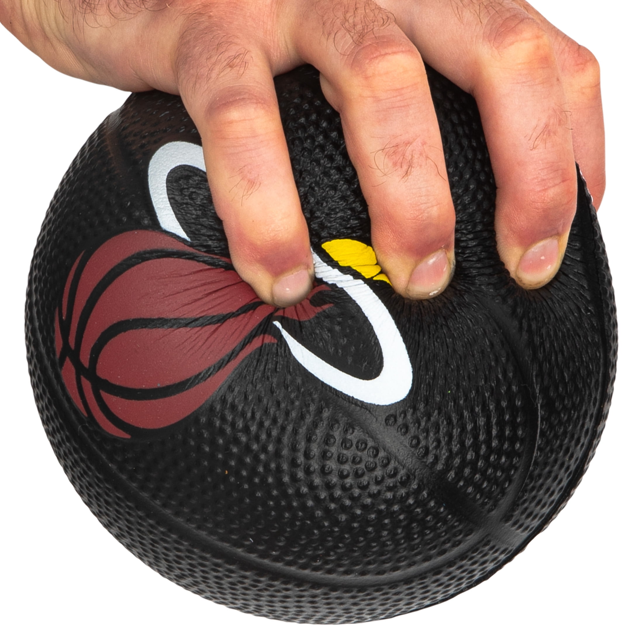 Franklin Sports NBA Miami Heat Mini Foam Basketball - Kids 5.5" Inch Toy Basketball for Over the Door + Mini Indoor Basketball Hoops - NBA Fan Shop Soft Foam Indoor Kids Basketballs