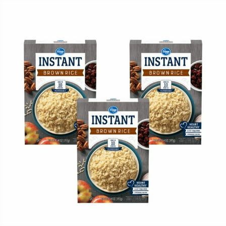 Kroger Instant Brown Rice, 3 pcs