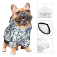 thumbnail image 3 of KLL Vintage Floral Birds for Basic Dog Hoodie - Pet Hoodie Sweater with Leash Hole - Cute Dog Sweatshirt - Pet Clothes Hooded Sweatshirt for Dog & Cat -Large, 3 of 8