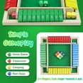 thumbnail image 3 of Shut The Box Game Wooden Rytopt para familias de 2 a 4 jugadores, 3 of 6