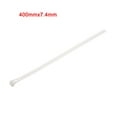 thumbnail image 5 of Uxcell Reusable Cable Ties Cable Zip Ties Adjustable Cable Tie Wraps Nylon 15.75"  x 0.29" White 40pcs, 5 of 5