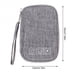 thumbnail image 1 of Pequeña Bolsa De Cable Organizador Electrónico Portátil Accesorios Electrónicos Almacenamiento Impermeable Suave Estuche De Transporte Para Cables USB , Cargadores , Discos Duros , Tarjetas SD Y Más huangjie unisex, 1 of 2
