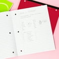 thumbnail image 6 of BAZIC Wide Ruled 1 Subject Notebooks 80 Sheets, Assorted Color, 6-Pack, 6 of 8
