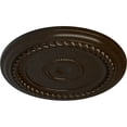 thumbnail image 3 of Ekena Millwork 19 5/8"OD x 1 1/2"P Alexandria Rope Ceiling Medallion (Fits Canopies up to 4 5/8"), Hand-Painted Bronze, 3 of 6