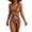 Colorful Botanical, variant on Women's Bikini Sets Floral Print One Shoulder Spaghetti Straps High Waist Stretchy Tummy Control Two Piece Swimsuits