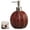 A2_Red 6.3x4.33in, variant on Yeuimy Mini Pumpkin Soap Dispenser Ceramic Halloween Hand Soap Pump Refillable Lotion Bottle Fall Farmhouse Decor For Bathroom Kitchen Countertop Autumn Thanksgiving Soap Dispenser For Countertop