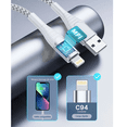 thumbnail image 3 of Cable De Datos Carga Rápida Para Iphone Blacnco 2 Metros Xtellar Blanco, 3 of 3