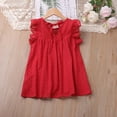 thumbnail image 4 of Baby Girl Dress Dress Fly Sleeved Lace Dress Summer Dress Suitable Aged 3 To 8 Summer Dress,Size 5 Years-6 Years, 4 of 8