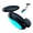 BLACK, variant on Pull Out LED Bathroom Faucet, 4 Modes Waterfall Sink Faucet with 3 Colors Temperature Sensing Light, 360° Swivel Stainless Steel Bath Faucet with Face Wash & Shower Spray, Brushed Nickel, 1 Hole