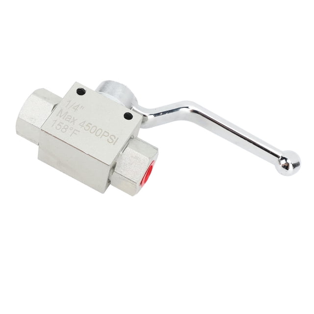 Stainless Steel Quick Connect Fittings, 4500 PSI Hose Accessories, Ball Valve Kit for Pressure Washer with, High Pressure Cleaning Tasks, Made of Excellent Stainless Steel Material