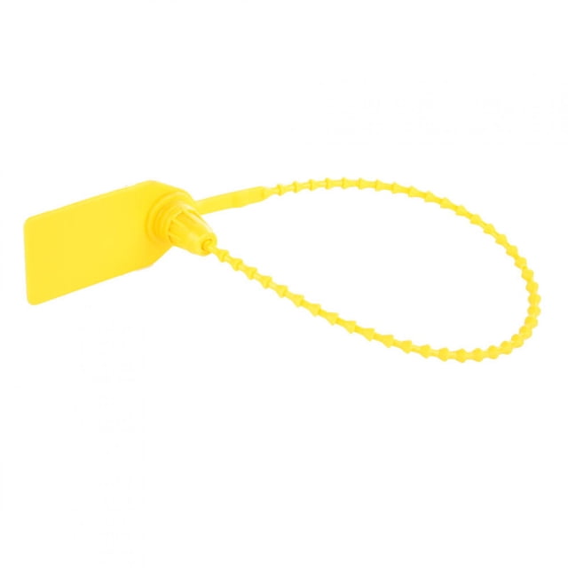 Selflocking Tag,100Pcs 250mm Plastic Disposable Selflocking Label Zip Ties Built for the Future