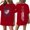 #003#-Red, variant on Usa Plus Size Shirt for Women American Heart 1776 Tshirts 4th Of July Flag Usa Graphic Blouse V Neck Tops for Women Orange M