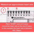 thumbnail image 3 of ECG/EKG 7 Step Ruler Card For ECG/EKG Interpretation,Portable ECG EKG Card Ruler, 3 of 5