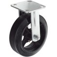 thumbnail image 3 of Global Industrial Heavy Duty Rigid Plate Caster 8"" Mold-On Rubber Wheel 600 Lb., 3 of 3