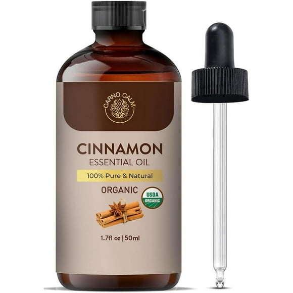 shiyou-Organic Cinnamon Essential Oil | 100% Pure & Natural Cinnamon Oil | Perfect for Aromatherapy Skin & More | 1.7fl.oz