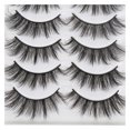 thumbnail image 2 of WREESH Eyelashes 3D 3D Eyelashes Thick Eyelashes 5 Pairs Pack High-grade Fiber, 2 of 6