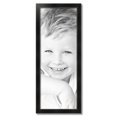 thumbnail image 2 of ArtToFrames 14" x 38" Honors Black with Silver Picture Frame, 14x38 inch Black Wood Poster Frame (WOM-5157), 2 of 7