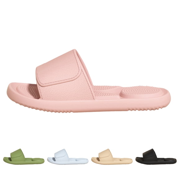 Modstep Cloud Slides for Women Men Indoor Quick Drying Shower Shoes Plantar Fasciitis Comfortable Sandals Non Slip Slippers size 6 Beige