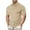 #242-Khaki, variant on Men's Polo Shirts, Tactical Short Sleeve Golf Performance Shirts, Lightweight Dry Fit UPF 50+ Pique