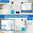 thumbnail image 4 of Automatic Mouthwash Dispenser for Bathroom, 21.12 oz(600 ml) Touchless Smart Mouth Wash Dispenser with 4 Magnetic Cup, 4 Dispensing Levels Wall Mounted Auto Mouthwash Dispenser for Home Kids, 4 of 11