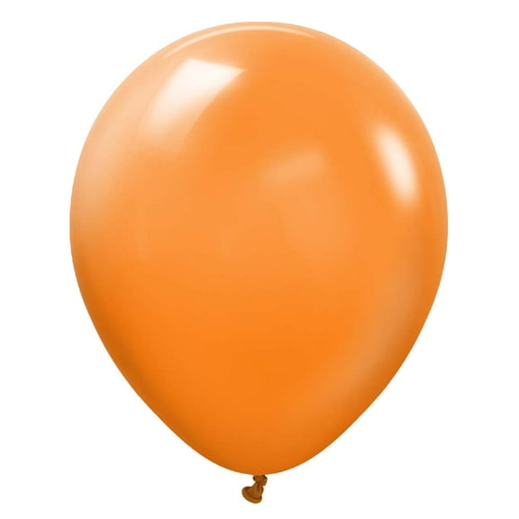 12 inch Kalisan Standard Orange Latex Balloons (10 Pack) - Party Supplies Decorations