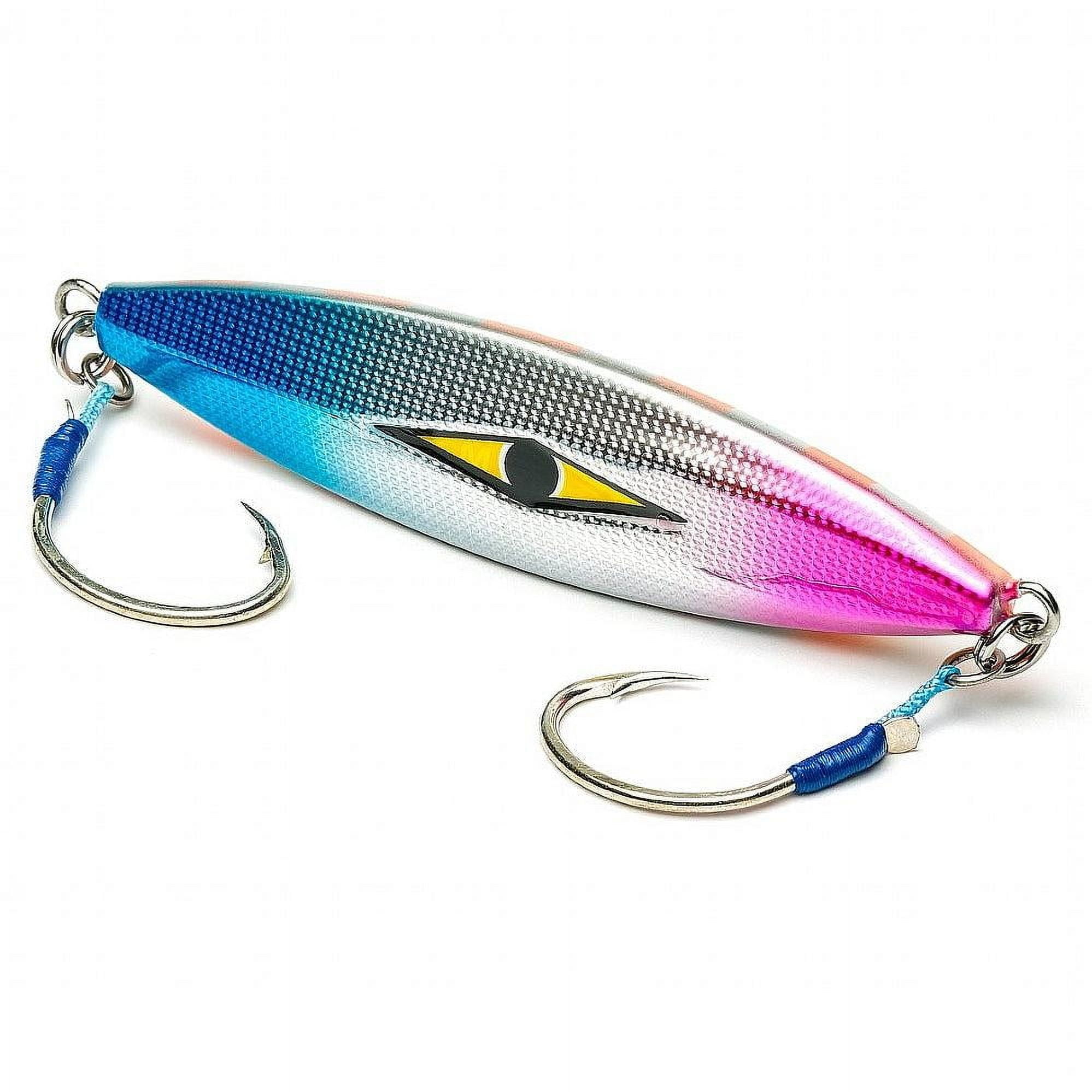 Mustad Staggerbod Slow Fall Jig Gold,Orange,Silver, 9oz | 250g Jigs