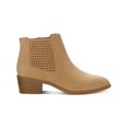 thumbnail image 2 of Style & Co. Womens Gerddie Faux Suede Perforated Ankle Boots, 2 of 3