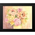 thumbnail image 2 of Babbitt, Gwendolyn 14x12 Black Modern Framed Museum Art Print Titled - Rose Bouquet, 2 of 5
