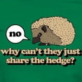 thumbnail image 3 of CafePress - Share The Hedge Women's Dark T Shirt - Women's Traditional Fit Dark T-Shirt, 3 of 4
