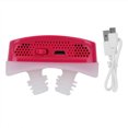 thumbnail image 1 of Ventilación nasal antironquidos electrónica, ayuda para ronquidos, presión positiva continua en las vías respiratorias, color rojo, 1 of 5