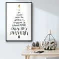 thumbnail image 5 of Christmas Tree - Framed Gallery Wrapped Holiday Canvas - 27 x 41 - Black Frame, 5 of 8