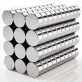 thumbnail image 2 of TRAHOO-120 PCS Refrigerator Magnets Premium Brushed Nickel Fridge Magnets,Office Magnets,Whiteboard Magnets, 2 of 4